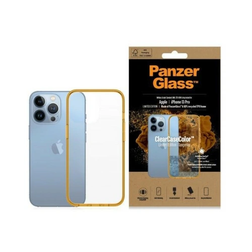 Kup Etui PanzerGlass ClearCase Apple iPhone 13 Pro Antibakteriální vojenské třídy Tangerine 0338 - PZG101 - {ean13} - Sklep Home Screen