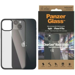 Etui PanzerGlass ClearCase Apple iPhone 14 Plus / 15 Plus Antibacterial czarny/black 0407