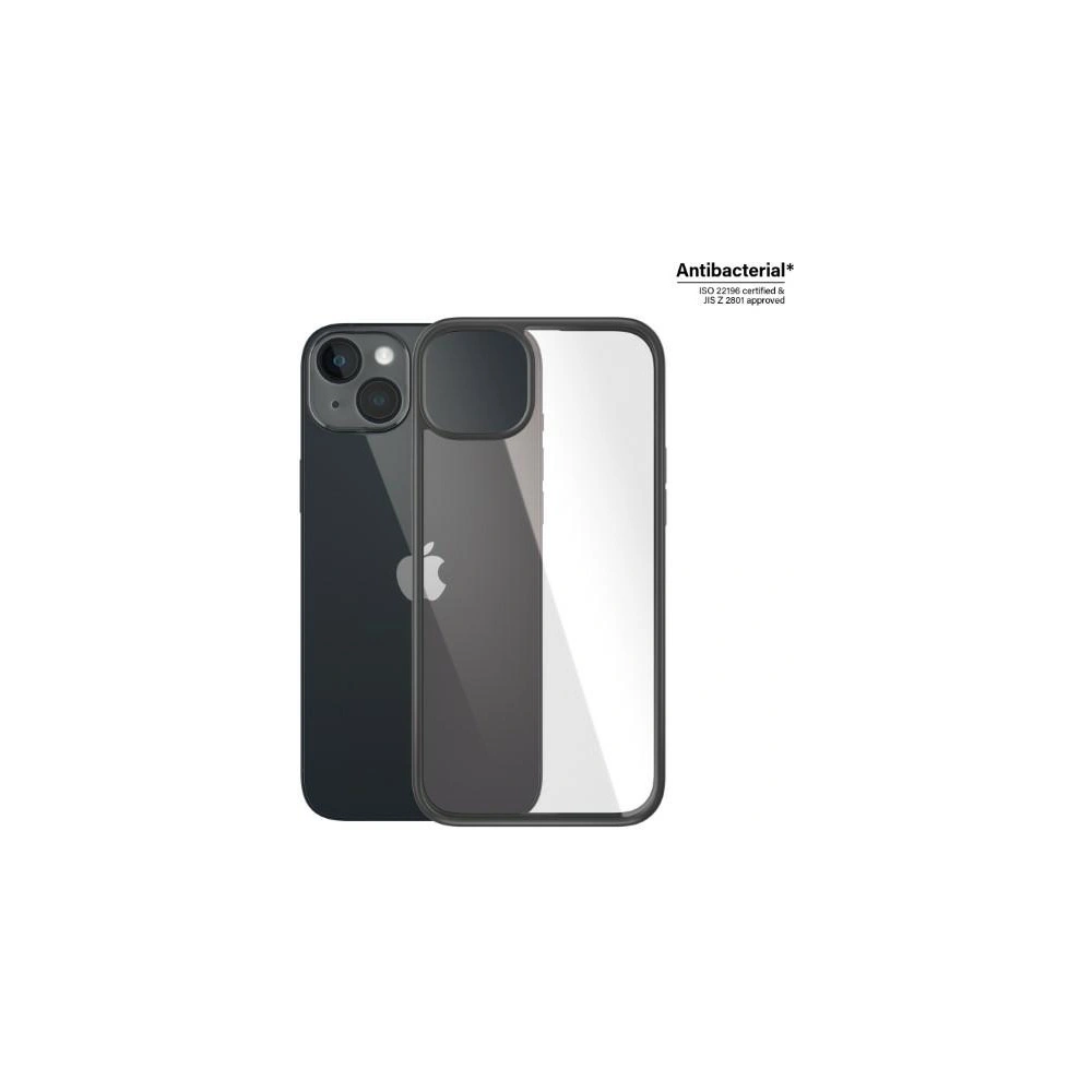 Etui PanzerGlass ClearCase Apple iPhone 14 Plus / 15 Plus Antibacterial czarny/black 0407