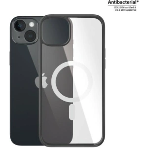 Etui PanzerGlass ClearCase MagSafe Apple iPhone 14 Plus / 15 Plus Antibacterial czarny/black 0415