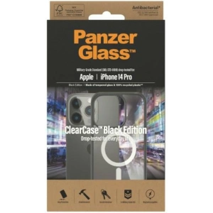 Kup Etui PanzerGlass ClearCase MagSafe Apple iPhone 14 Pro Antibacterial czarny/black 0414 - PZG112 - {ean13} - Sklep Home Screen