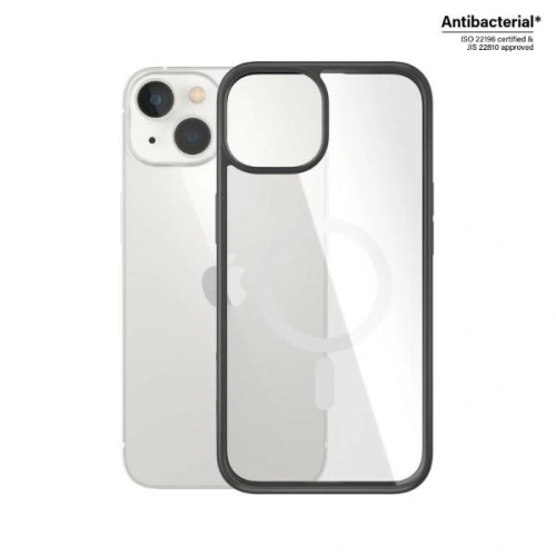 Kup Etui PanzerGlass ClearCase MagSafe Apple iPhone 14/13 Antibacterial negru/black 0413 - PZG114 - {ean13} - Sklep Home Screen
