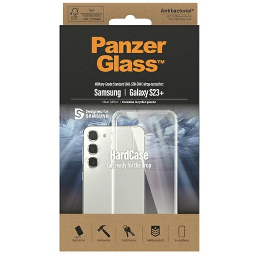 Kup Etui PanzerGlass ClearCase Samsung Galaxy S23+ Plus transparent 0434 - PZG118 - {ean13} - Sklep Home Screen