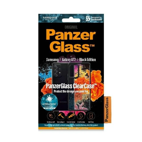 Buy PanzerGlass ClearCase Samsung Galaxy A72 black - PZG120 - {ean13} - Home Screen Store Europe
