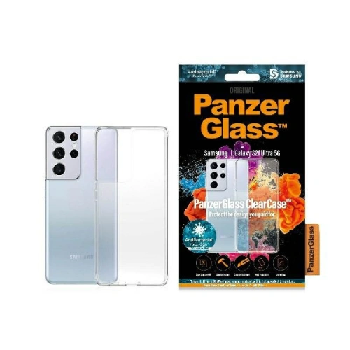 Kup Etui PanzerGlass ClearCase Samsung Galaxy S21 Ultra transparent - PZG124 - {ean13} - Sklep Home Screen
