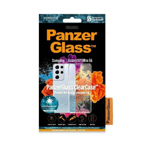 Buy PanzerGlass ClearCase Samsung Galaxy S21 Ultra clear - PZG124 - {ean13} - Home Screen Store Europe