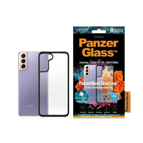 Kup Etui PanzerGlass ClearCase Samsung Galaxy S21+ Plus negru/black - PZG127 - {ean13} - Sklep Home Screen