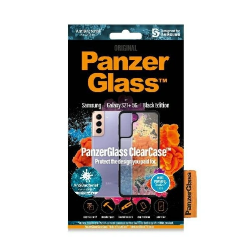 Kup Etui PanzerGlass ClearCase Samsung Galaxy S21+ Plus negru/black - PZG127 - {ean13} - Sklep Home Screen