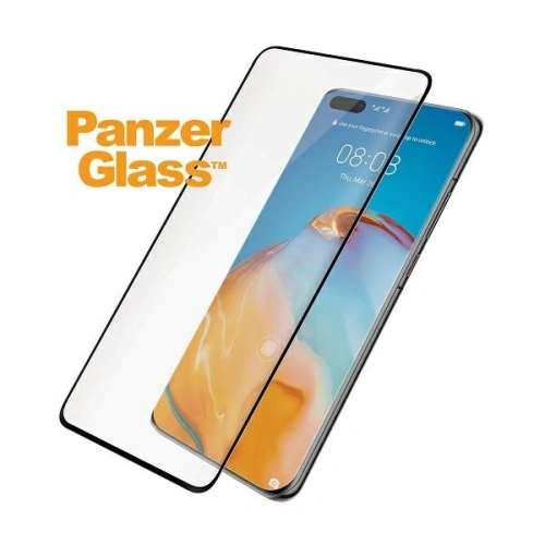 Kup Sticlă securizată PanzerGlass Curved Super+ Huawei P40 Pro/P40 Pro+ Plus Case Friendly Finger Print negru/black - PZG130 - {ean13} - Sklep Home Screen