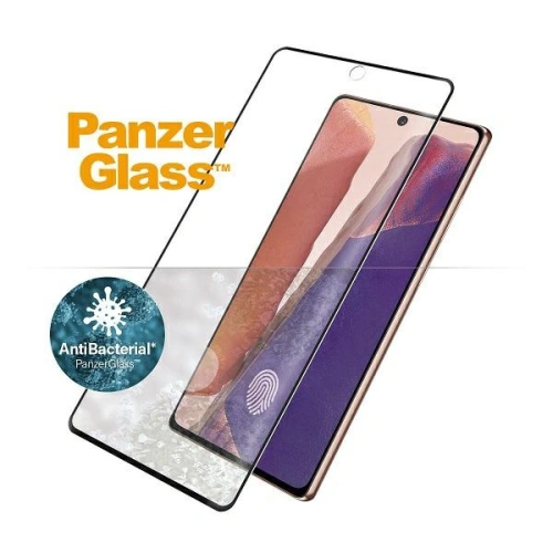 Kup Sticlă securizată PanzerGlass Curved Super+ Samsung Galaxy Note 20 Case Friendly Finger Print AntiBacterial negru/black - PZG132 - {ean13} - Sklep Home Screen