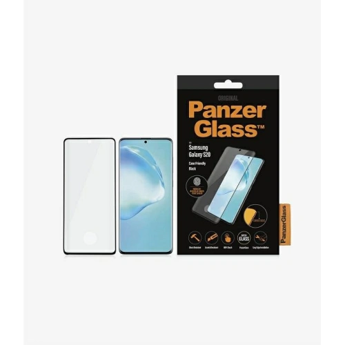 Kup Sticlă securizată PanzerGlass Curved Super+ Samsung Galaxy S20 Case Friendly Finger Print negru/black - PZG136 - {ean13} - Sklep Home Screen