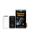 Hőkezelt PanzerGlass E2E Anti-Bluelight Apple iPhone 12/12 Pro Case Friendly Antibakteriális Mikrorepedés fekete/black