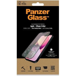 Szkło hartowane PanzerGlass E2E Anti-Bluelight Apple iPhone 13 mini Case Friendly AntiBacterial MicroFracture czarny/black Pro2756