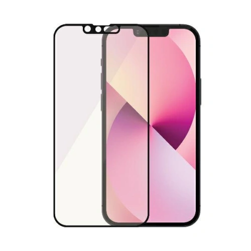 Kup PanzerGlass Apple Gehärtetes Glas E2E Anti-Bluelight iPhone 13 mini Case Friendly AntiBacterial MicroFracture schwarz/schwarz Pro2756 - PZG140 - {ean13} - Sklep Home Screen