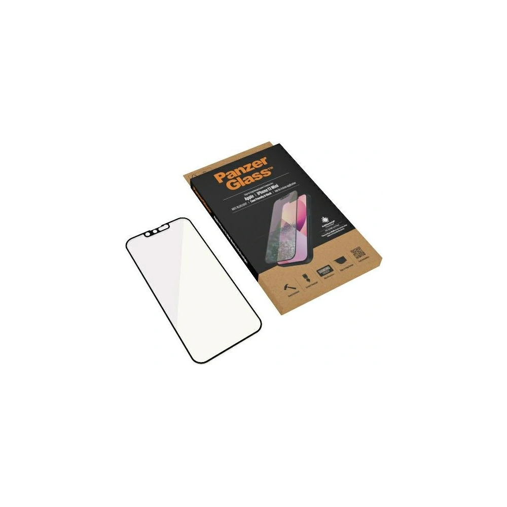 Szkło hartowane PanzerGlass E2E Anti-Bluelight Apple iPhone 13 mini Case Friendly AntiBacterial MicroFracture czarny/black Pro2756