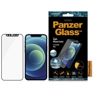 Kup Szkło hartowane PanzerGlass E2E Anti-Glare Apple iPhone 12 mini Case Friendly AntiBacterial Anti-Glare czarny/black - PZG142 - {ean13} - Sklep Home Screen