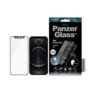 Kup Edzett üveg PanzerGlass E2E Microfracture Apple iPhone 12/12 Pro CamSlider Swarovsky Case Friendly Antibakteriális fekete/black - PZG147 - {ean13} - Sklep Home Screen