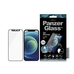 Kup PanzerGlass Apple Gehärtetes Glas E2E Microfracture iPhone 12 mini CamSlider Swarovsky Case Friendly AntiBacterial schwarz/schwarz - PZG151 - {ean13} - Sklep Home Screen