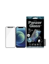 PanzerGlass Apple Gehärtetes Glas E2E Microfracture iPhone 12 mini CamSlider Swarovsky Case Friendly AntiBacterial schwarz/schwarz