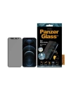 PanzerGlass E2E Microfracture Apple iPhone 12 Pro Max Case Friendly CamSlider Privacy Antibacterial black