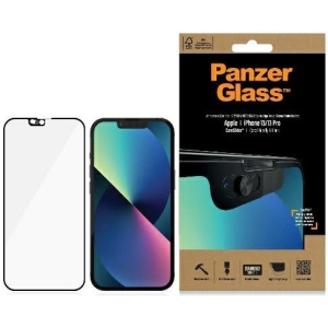 Kup PanzerGlass Apple Gehärtetes Glas E2E Microfracture iPhone 16e / 14 / 13 / 13 Pro CamSlider Case Friendly AntiBacterial schwarz/schwarz 2748 - PZG156 - {ean13} - Sklep Home Screen