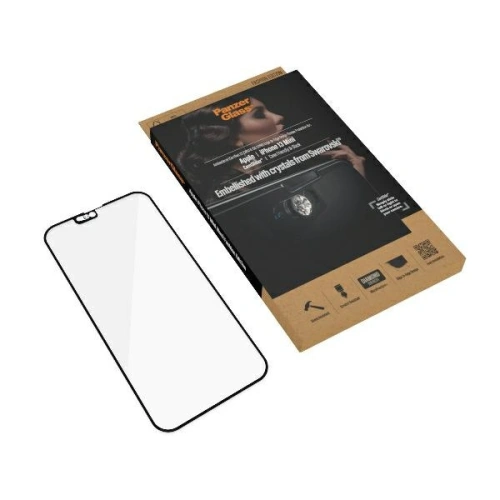 Kup Tvrzené sklo PanzerGlass E2E Microfracture Apple iPhone 13 mini CamSlider Swarovsky Case Friendly AntiBacterial černý/black 2750 - PZG161 - {ean13} - Sklep Home Screen