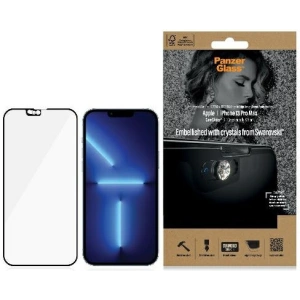 Buy PanzerGlass E2E Microfracture Apple iPhone 13 Pro Max CamSlider Swarovsky Case Friendly AntiBacterial black 2752 - PZG164 - {ean13} - Home Screen Store Europe