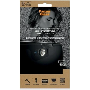 Buy PanzerGlass E2E Microfracture Apple iPhone 13 Pro Max CamSlider Swarovsky Case Friendly AntiBacterial black 2752 - PZG164 - {ean13} - Home Screen Store Europe