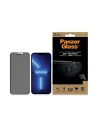 PanzerGlass Apple Gehärtetes Glas E2E Microfracture iPhone 13 Pro Max Case Friendly CamSlider Datenschutz Antibakteriell schwarz/schwarz P2749