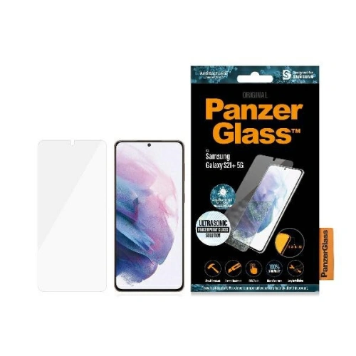 Buy PanzerGlass E2E Microfracture Samsung Galaxy S21+ Plus Case Friendly Finger Print AntiBacterial black - PZG173 - {ean13} - Home Screen Store Europe