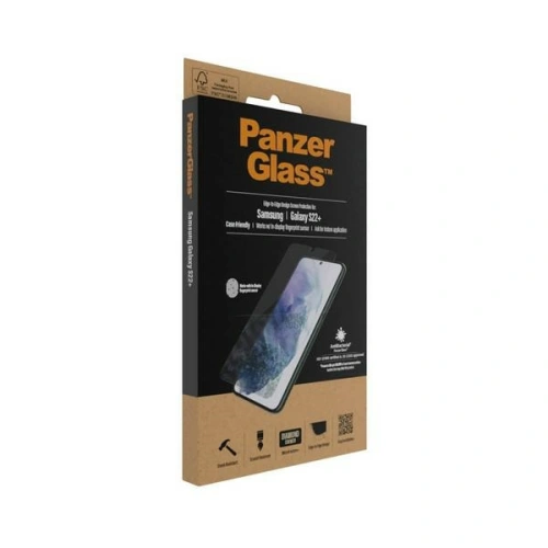 Kup Szkło hartowane PanzerGlass E2E Microfracture Samsung Galaxy S22+ Plus Case Friendly AntiBacterial czarny/black 7294 - PZG175 - {ean13} - Sklep Home Screen