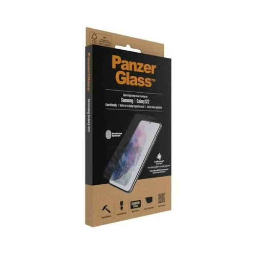 Buy PanzerGlass E2E Microfracture Samsung Galaxy S22 Case Friendly AntiBacterial black 7293 - PZG176 - {ean13} - Home Screen Store Europe