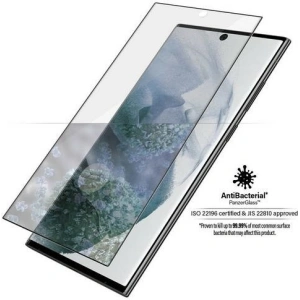 Kup PanzerGlass Samsung Gehärtetes Glas E2E Microfracture Galaxy S22 Ultra Case Friendly AntiBacterial schwarz/schwarz 7295 - PZG177 - {ean13} - Sklep Home Screen