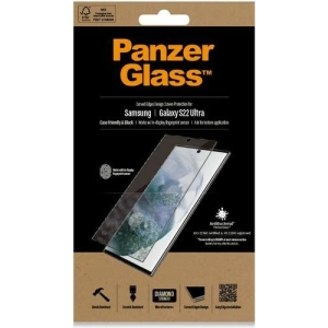 Kup PanzerGlass Samsung Gehärtetes Glas E2E Microfracture Galaxy S22 Ultra Case Friendly AntiBacterial schwarz/schwarz 7295 - PZG177 - {ean13} - Sklep Home Screen