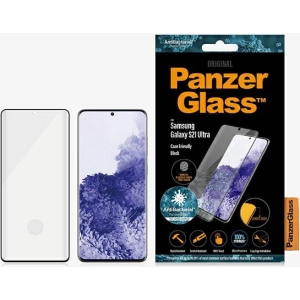 Buy PanzerGlass E2E Microfracture Samsung Galaxy S21 Ultra Case Friendly Finger Print AntiBacterial black - PZG178 - {ean13} - Home Screen Store Europe