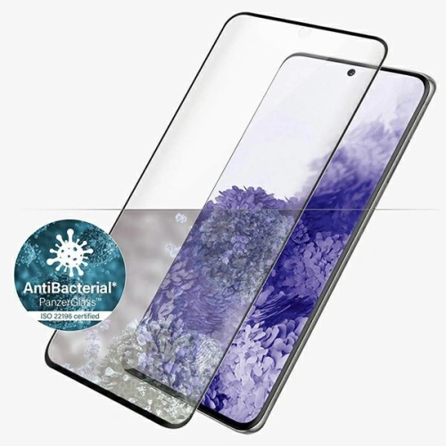 Kup Edzett üveg PanzerGlass E2E Microfracture Samsung Galaxy S21 Ultra Case Friendly Ujjlenyomat Antibakteriális fekete/black - PZG178 - {ean13} - Sklep Home Screen