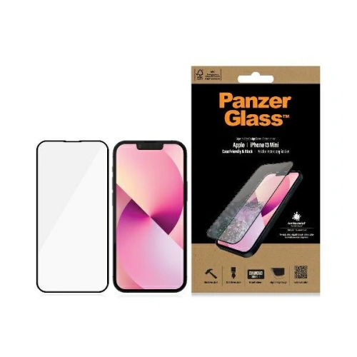 Kup PanzerGlass Apple Privacy Glass E2E Privacy iPhone 13 mini Case Friendly Microfracture AntiBacterial schwarz/schwarz ProP2744 - PZG179 - {ean13} - Sklep Home Screen