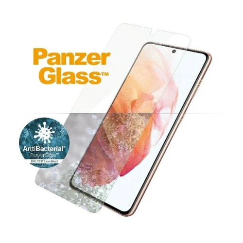 Kup Edzett üveg PanzerGlass E2E Pro Mikrorepedés Samsung Galaxy S21 Case Friendly Ujjlenyomat Antibakteriális fekete/black - PZG182 - {ean13} - Sklep Home Screen