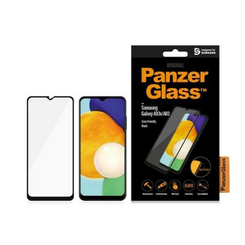 Kup Szkło hartowane PanzerGlass E2E Regular Samsung Galaxy A03 Case Friendly czarny/black 7280 - PZG183 - {ean13} - Sklep Home Screen