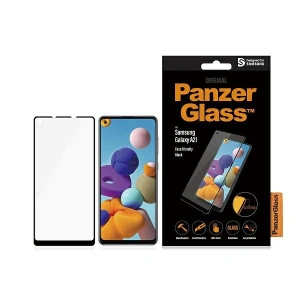 Kup PanzerGlass Samsung Gehärtetes Glas E2E Regular Galaxy A21 Case Friendly schwarz/schwarz - PZG185 - {ean13} - Sklep Home Screen