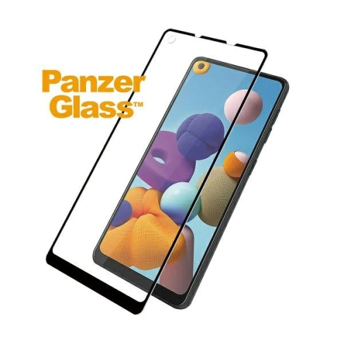 Kup PanzerGlass Samsung Gehärtetes Glas E2E Regular Galaxy A21 Case Friendly schwarz/schwarz - PZG185 - {ean13} - Sklep Home Screen