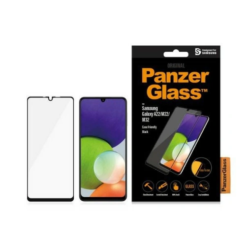 Kup Sticlă securizată PanzerGlass E2E Regular Samsung Galaxy A22 4G/M22/M32 Case Friendly negru/black 7278 - PZG186 - {ean13} - Sklep Home Screen