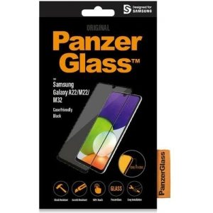 Kup Sticlă securizată PanzerGlass E2E Regular Samsung Galaxy A22 4G/M22/M32 Case Friendly negru/black 7278 - PZG186 - {ean13} - Sklep Home Screen