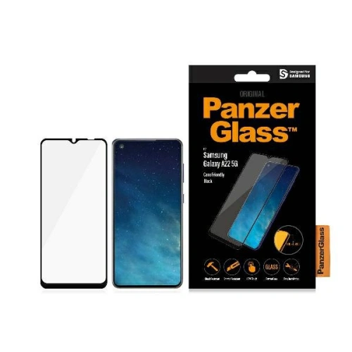 Kup Tvrzené sklo PanzerGlass E2E Regular Samsung Galaxy A22 5G Case Friendly černé/black - PZG187 - {ean13} - Sklep Home Screen