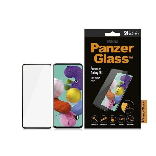 Kup PanzerGlass Samsung Gehärtetes Glas E2E Regular Galaxy A51 Case Friendly schwarz/schwarz - PZG191 - {ean13} - Sklep Home Screen