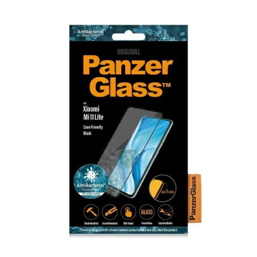 Kup Sticlă securizată PanzerGlass E2E Regular Xiaomi Mi 11 Lite 5G Case Friendly Antibacterial negru/black - PZG198 - {ean13} - Sklep Home Screen