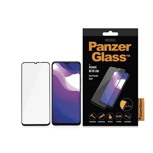 Kup PanzerGlass Xiaomi Tempered Glass E2E Regular Mi 10 Lite Case Friendly schwarz/schwarz - PZG199 - {ean13} - Sklep Home Screen