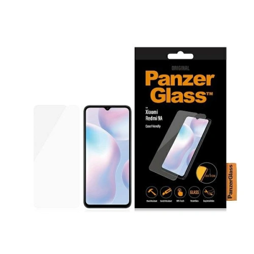 Kup PanzerGlass Xiaomi Gehärtetes Glas E2E Regular Redmi 9A Case Friendly - PZG201 - {ean13} - Sklep Home Screen
