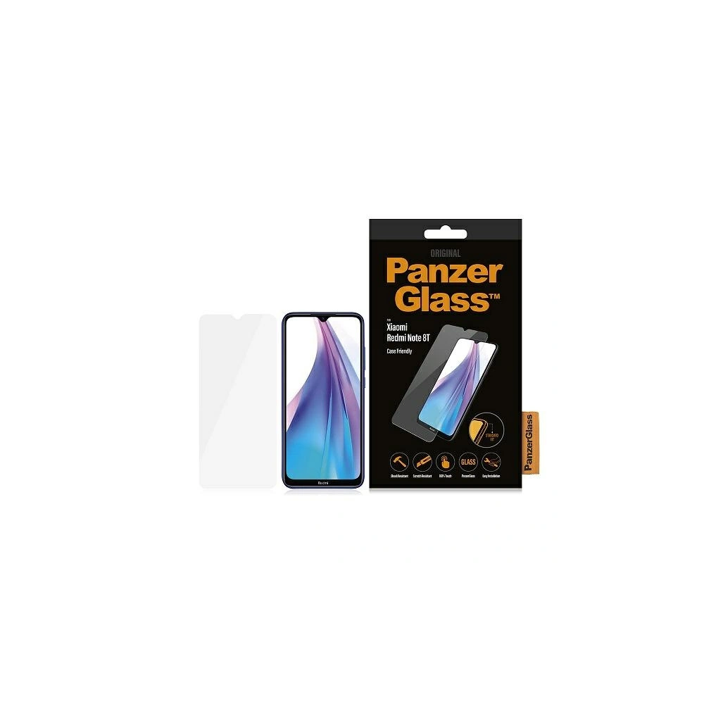 Szkło hartowane PanzerGlass E2E Regular Xiaomi Redmi Note 8T Case Friendly czarny/black