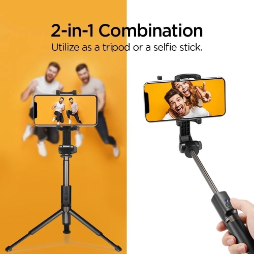 Kup Spigen S540W Bezdrátový selfie tyč stativ Černý - SPN732BLK - {ean13} - Sklep Home Screen